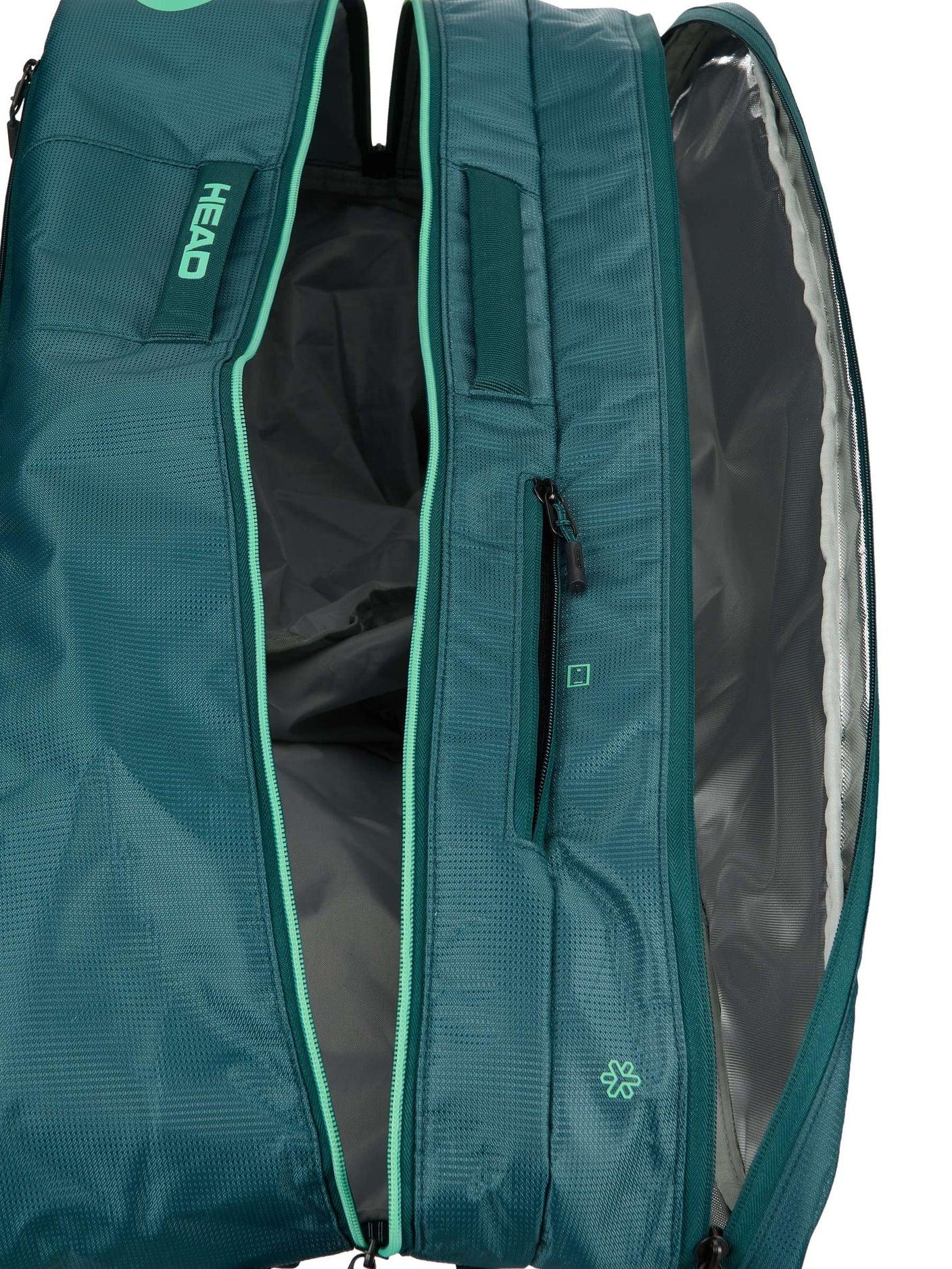 HEAD Tour Racket 9R Bag L Green