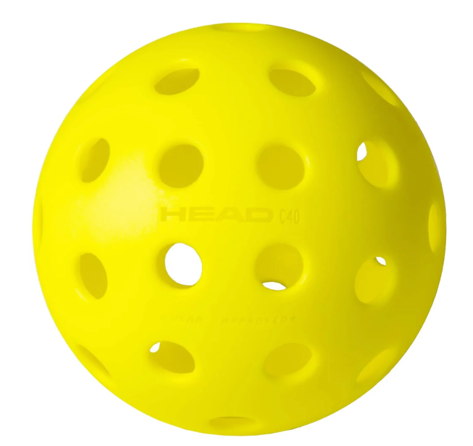 HEAD Championship 40 Outdoor Pickleball Ball - Pack of 3