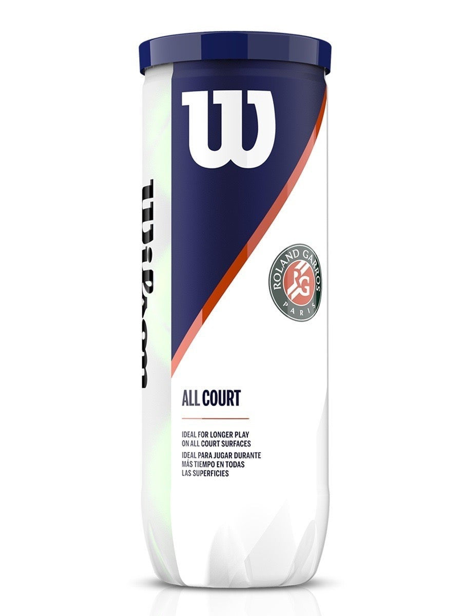Wilson Roland Garros All Court Tennis Ball - 3s