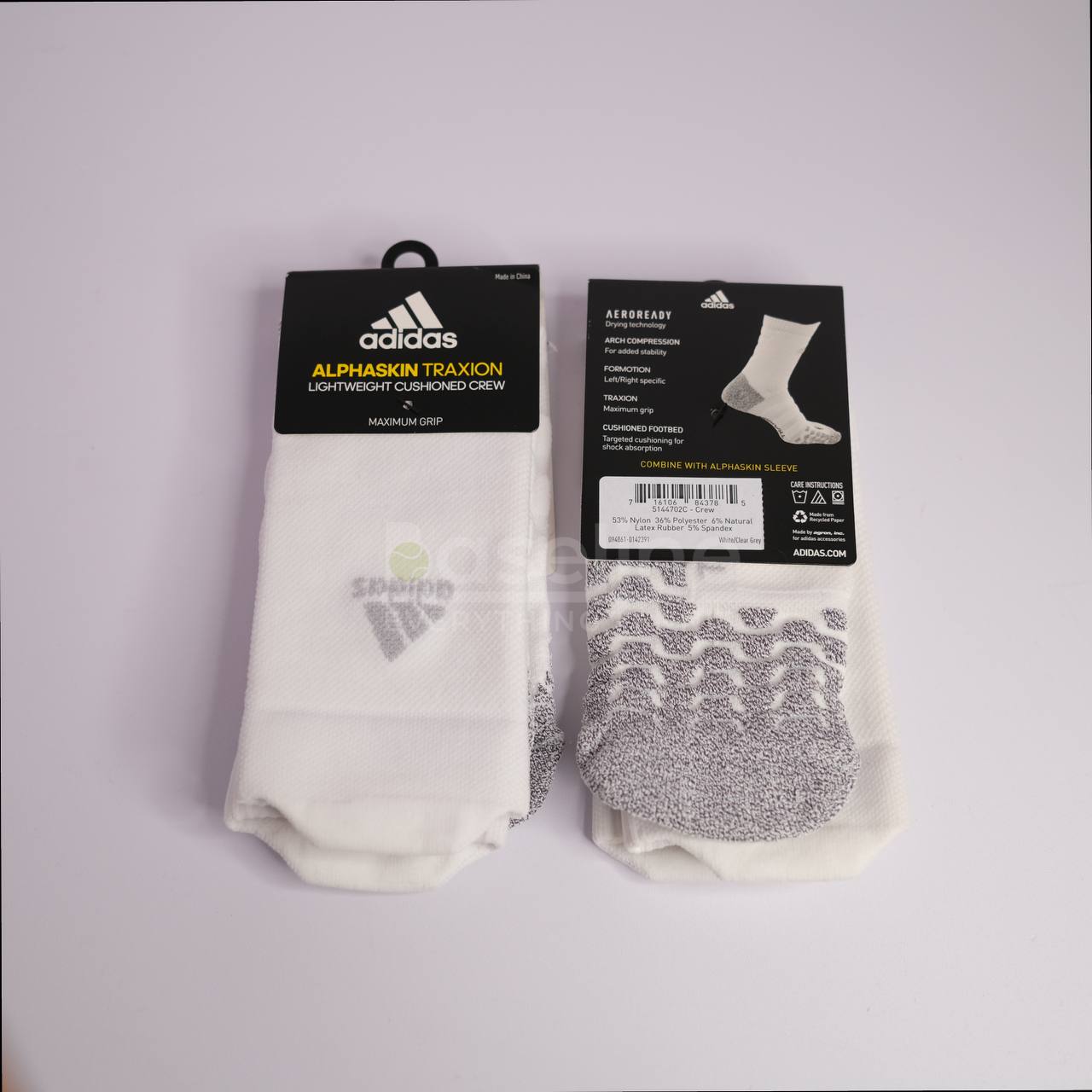 Adidas AlphaSkin Traxion Cushioned Crew Socks