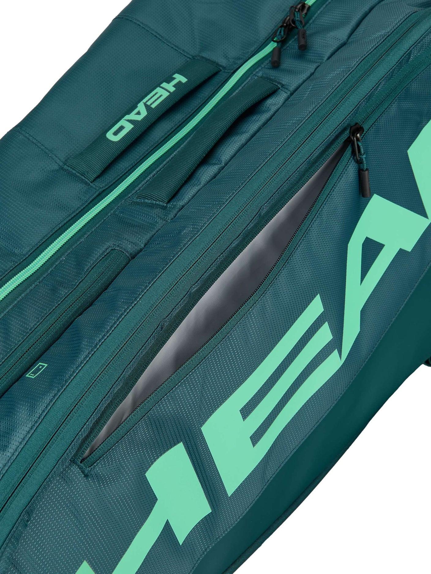 HEAD Tour Racket 9R Bag L Green