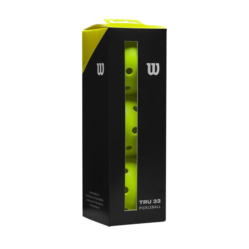 Wilson Tru 32 Outdoor Pickleball Ball - Pack of 3