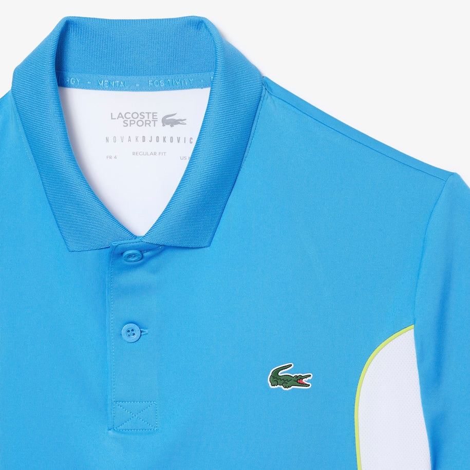 Lacoste Novak Djokovic On Court Polo Marina Blue Small