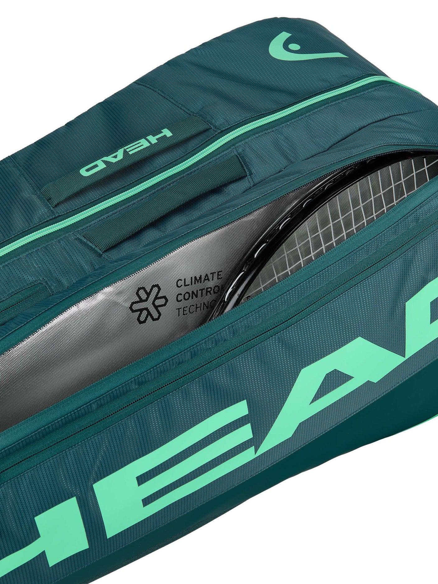 HEAD Tour Racket 9R Bag L Green